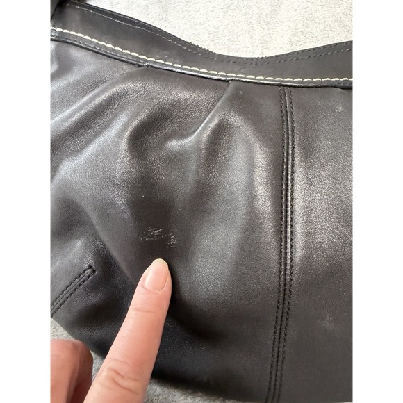Coach Vintage Soho Hobo Black Leather Bag J0982-F13730 Shoulder Purse - Picture 2 of 14